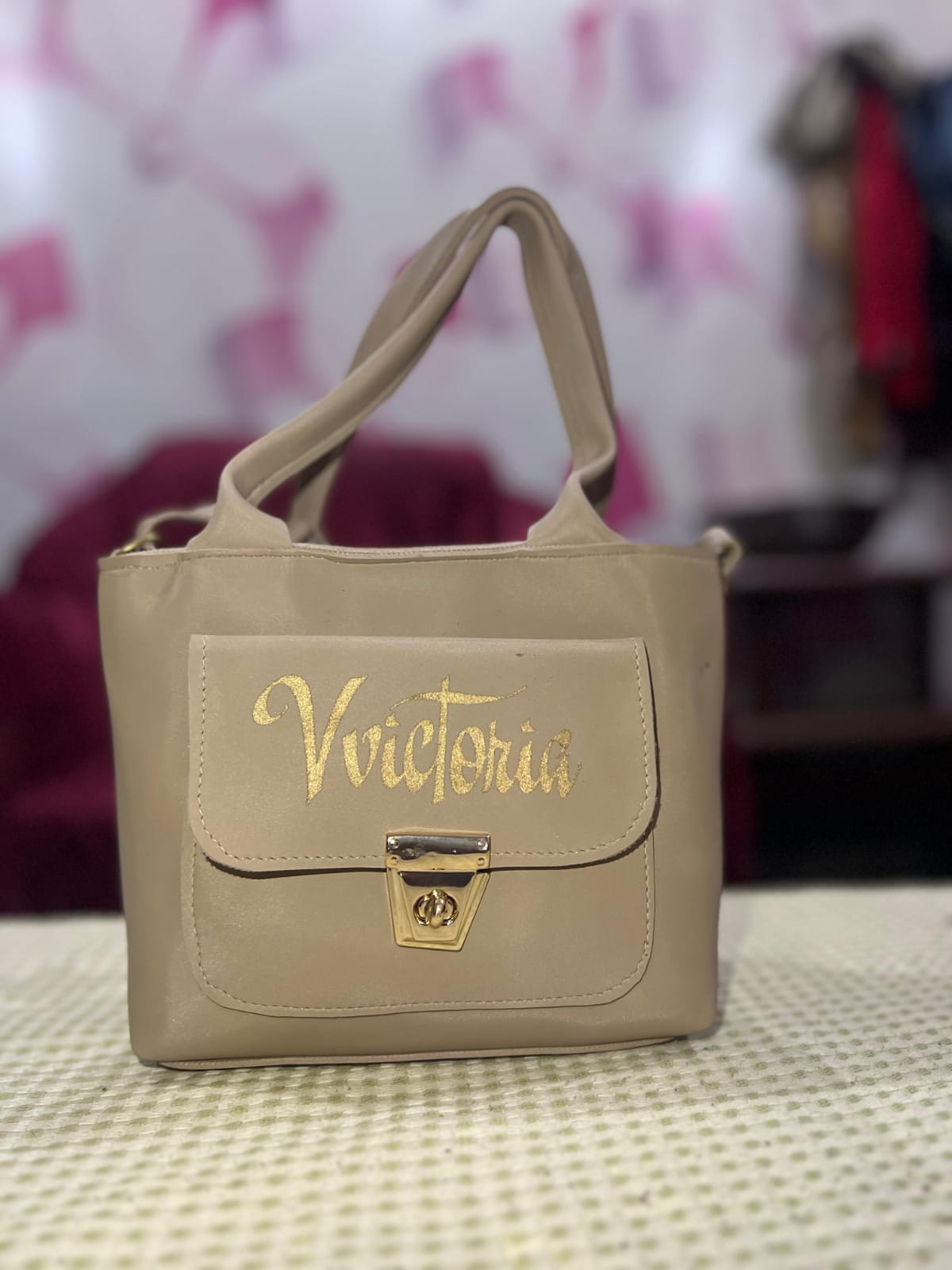 Lock & Zip Shoulder Bag