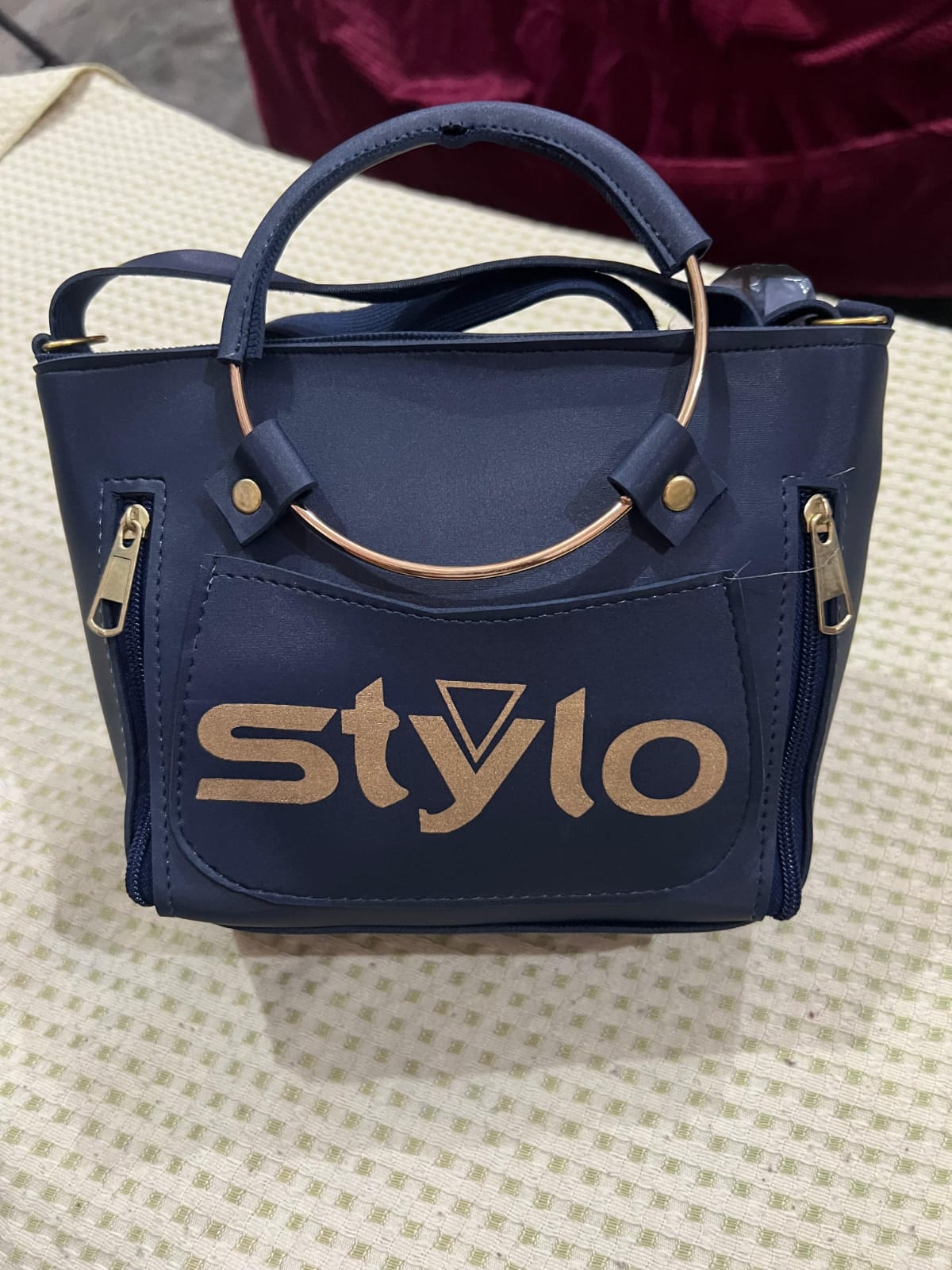 Steel Handle 3-Pocket Bag