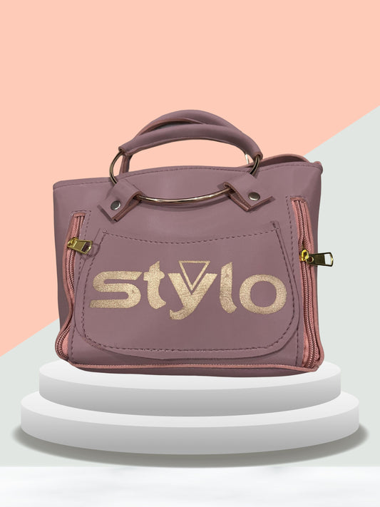Steel Handle 3-Pocket Bag