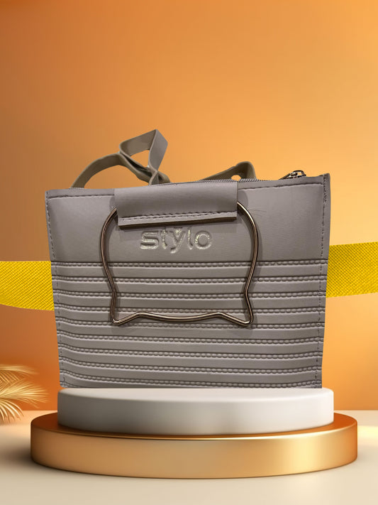 3 Pocket Shoulder Bag, Handle & Strap