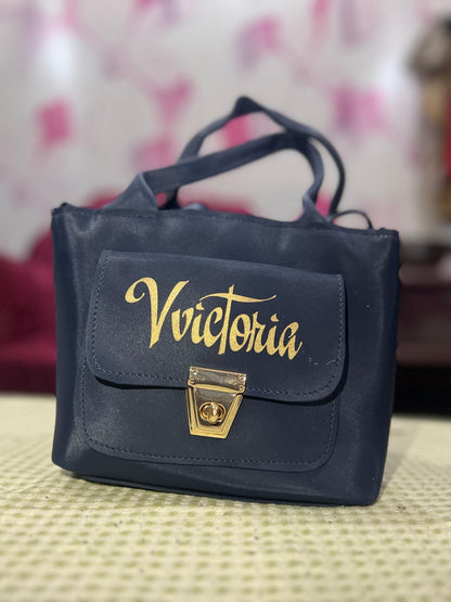 Lock & Zip Shoulder Bag