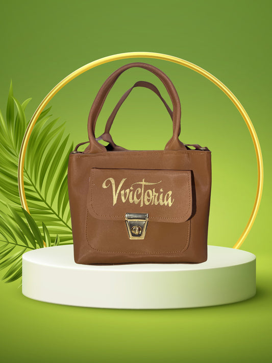 Lock & Zip Shoulder Bag
